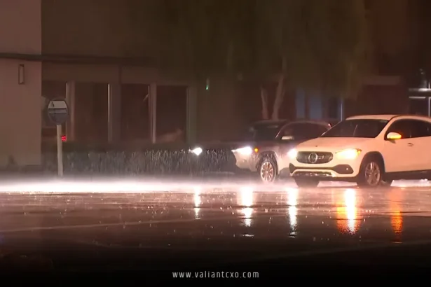 Thunderstorms Bring Rain