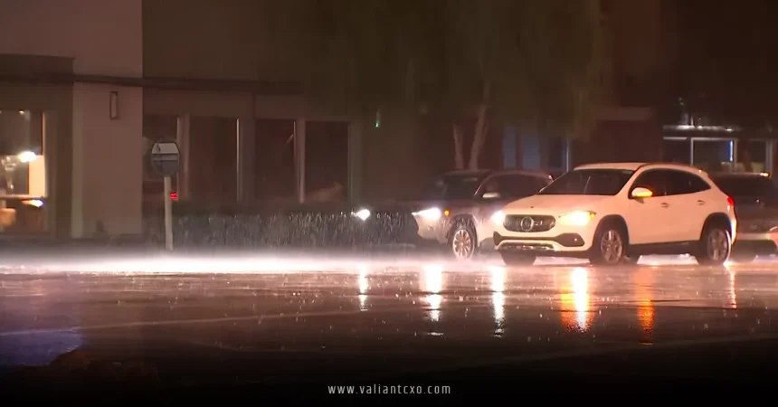 Thunderstorms Bring Rain